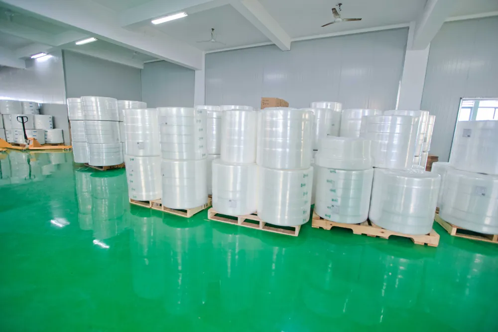 Raw material storage area in Childsea factory
