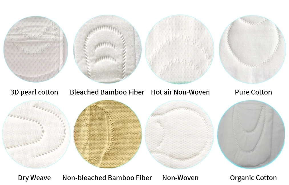Top sheet options for OEM baby diapers